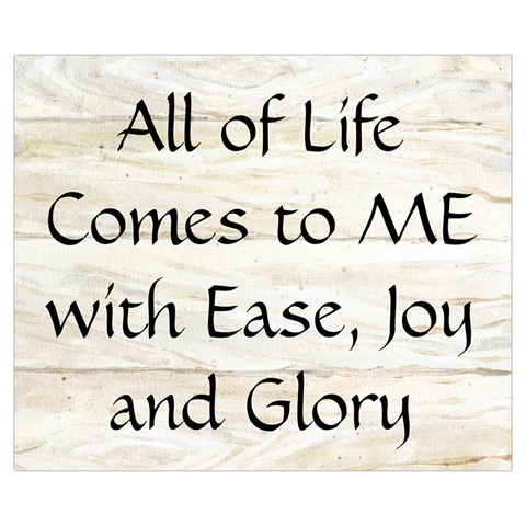 All of Life Come to Me with Ease Joy And Glory 1 Zipper Medium Tote Bag from ArtsNow.com Front