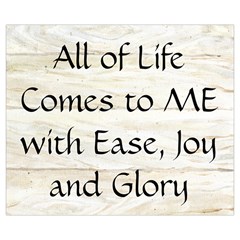 All of Life Come to Me with Ease Joy And Glory 1 Zipper Medium Tote Bag from ArtsNow.com Back