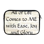All of Life Come to Me with Ease Joy And Glory 1 Apple MacBook Pro 17  Zipper Case