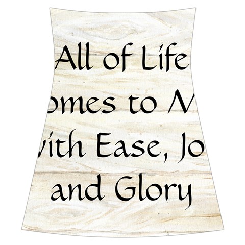 All of Life Come to Me with Ease Joy And Glory 1 Ruffle Detail Chiffon Dress from ArtsNow.com Back