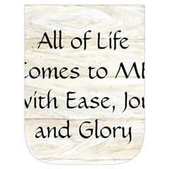 All of Life Come to Me with Ease Joy And Glory 1 Waist Pouch (Small) from ArtsNow.com Front Pocket