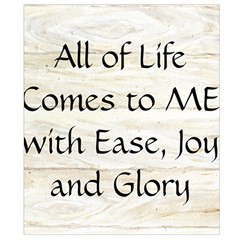 All of Life Come to Me with Ease Joy And Glory 1 Waist Pouch (Small) from ArtsNow.com Back Strap