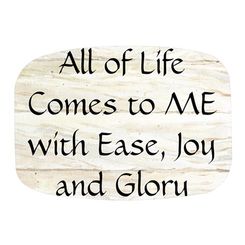 All of Life Come to Me with Ease Joy And Glory 1 Mini Square Pill Box from ArtsNow.com Front