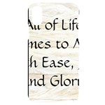 All of Life Come to Me with Ease Joy And Glory 1 iPhone X/XS Black UV Print Case