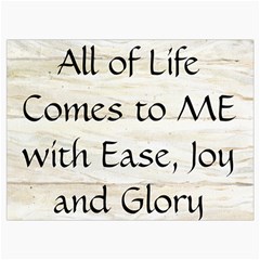All of Life Come to Me with Ease Joy And Glory 1 Roll Up Canvas Pencil Holder (M) from ArtsNow.com Front