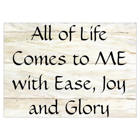 All of Life Come to Me with Ease Joy And Glory 1 Wristlet Pouch Bag (Small) from ArtsNow.com Belt Loop