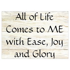 All of Life Come to Me with Ease Joy And Glory 1 Wristlet Pouch Bag (Small) from ArtsNow.com Belt Loop