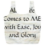 All of Life Come to Me with Ease Joy And Glory 1 Full Print Recycle Bag (XXXL)