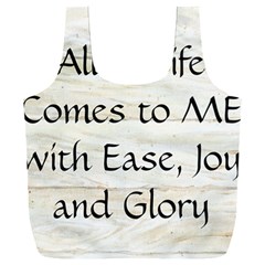 All of Life Come to Me with Ease Joy And Glory 1 Full Print Recycle Bag (XXXL) from ArtsNow.com Back