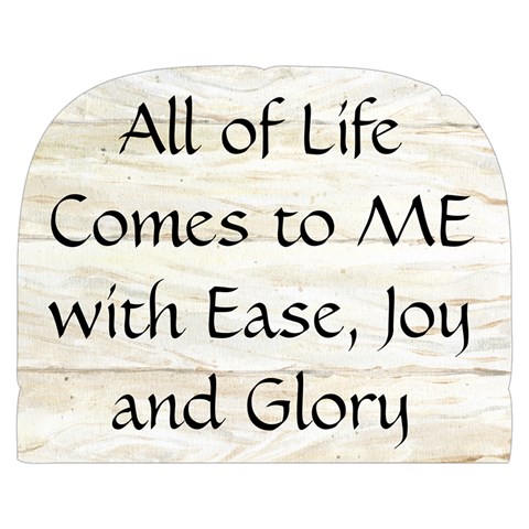 All of Life Come to Me with Ease Joy And Glory 1 Make Up Case (Small) from ArtsNow.com Front