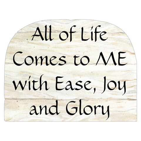 All of Life Come to Me with Ease Joy And Glory 1 Make Up Case (Medium) from ArtsNow.com Back