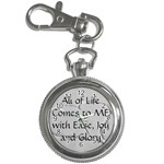 All of Life Come to Me with Ease Joy And Glory 2 Key Chain Watches