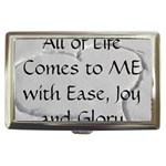 All of Life Come to Me with Ease Joy And Glory 2 Cigarette Money Case