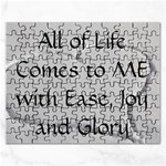 All of Life Come to Me with Ease Joy And Glory 2 Rectangular Jigsaw Puzzl