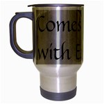 All of Life Come to Me with Ease Joy And Glory 2 Travel Mug (Silver Gray)