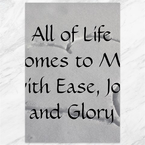 All of Life Come to Me with Ease Joy And Glory 2 Canvas 12  x 18  from ArtsNow.com 11.88 x17.36  Canvas - 1