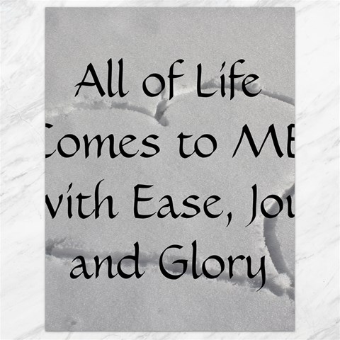 All of Life Come to Me with Ease Joy And Glory 2 Canvas 18  x 24  from ArtsNow.com 17.8 x23.08  Canvas - 1