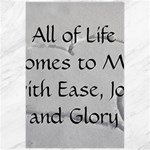 All of Life Come to Me with Ease Joy And Glory 2 Canvas 24  x 36 