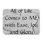 All of Life Come to Me with Ease Joy And Glory 2 Plate Mats