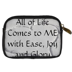 All of Life Come to Me with Ease Joy And Glory 2 Digital Camera Leather Case from ArtsNow.com Back