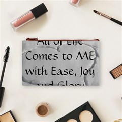 All of Life Come to Me with Ease Joy And Glory 2 Cosmetic Bag (Small) from ArtsNow.com Front