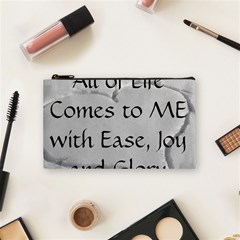 All of Life Come to Me with Ease Joy And Glory 2 Cosmetic Bag (Small) from ArtsNow.com Front