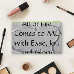 All of Life Come to Me with Ease Joy And Glory 2 Cosmetic Bag (Medium) from ArtsNow.com Back