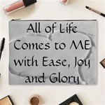 All of Life Come to Me with Ease Joy And Glory 2 Cosmetic Bag (XL)
