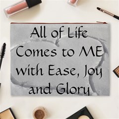 All of Life Come to Me with Ease Joy And Glory 2 Cosmetic Bag (XL) from ArtsNow.com Back