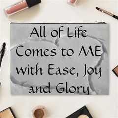 All of Life Come to Me with Ease Joy And Glory 2 Cosmetic Bag (XL) from ArtsNow.com Back