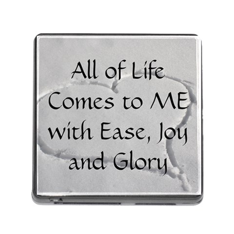 All of Life Come to Me with Ease Joy And Glory 2 Memory Card Reader (Square 5 Slot) from ArtsNow.com Front