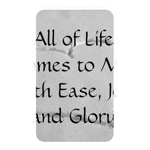 All of Life Come to Me with Ease Joy And Glory 2 Memory Card Reader (Rectangular) from ArtsNow.com Front