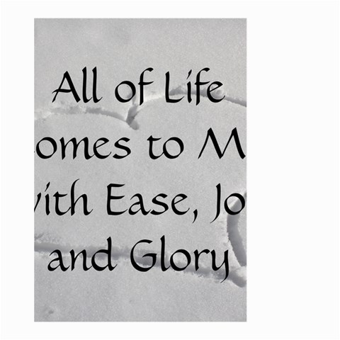 All of Life Come to Me with Ease Joy And Glory 2 Large Garden Flag (Two Sides) from ArtsNow.com Front