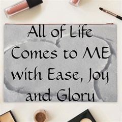 All of Life Come to Me with Ease Joy And Glory 2 Cosmetic Bag (XXL) from ArtsNow.com Back