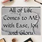 All of Life Come to Me with Ease Joy And Glory 2 Cosmetic Bag (XXXL)