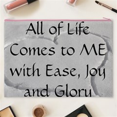 All of Life Come to Me with Ease Joy And Glory 2 Cosmetic Bag (XXXL) from ArtsNow.com Back