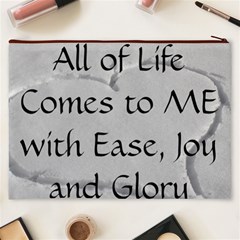 All of Life Come to Me with Ease Joy And Glory 2 Cosmetic Bag (XXXL) from ArtsNow.com Back