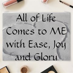 All of Life Come to Me with Ease Joy And Glory 2 Cosmetic Bag (XXXL) from ArtsNow.com Back