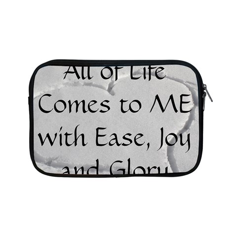 All of Life Come to Me with Ease Joy And Glory 2 Apple iPad Mini Zipper Cases from ArtsNow.com Front