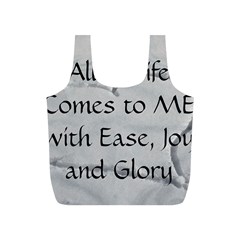 All of Life Come to Me with Ease Joy And Glory 2 Full Print Recycle Bag (S) from ArtsNow.com Back