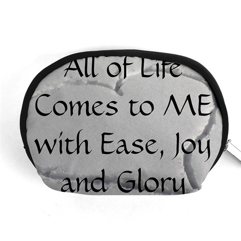 All of Life Come to Me with Ease Joy And Glory 2 Accessory Pouch (Medium) from ArtsNow.com Front
