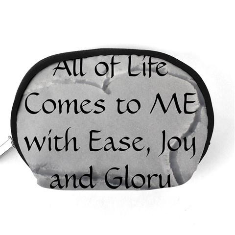 All of Life Come to Me with Ease Joy And Glory 2 Accessory Pouch (Medium) from ArtsNow.com Back