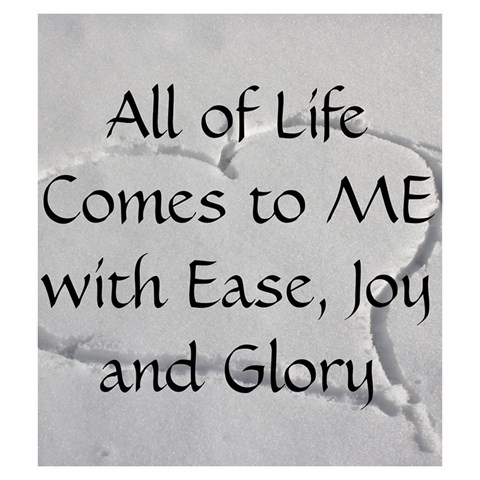 All of Life Come to Me with Ease Joy And Glory 2 Drawstring Pouch (Medium) from ArtsNow.com Front