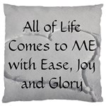 All of Life Come to Me with Ease Joy And Glory 2 Standard Flano Cushion Case (Two Sides)