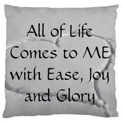 All of Life Come to Me with Ease Joy And Glory 2 Standard Flano Cushion Case (Two Sides) from ArtsNow.com Back