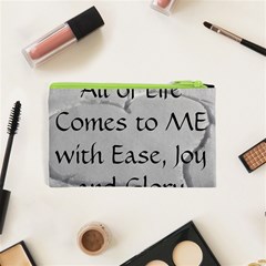 All of Life Come to Me with Ease Joy And Glory 2 Cosmetic Bag (XS) from ArtsNow.com Back