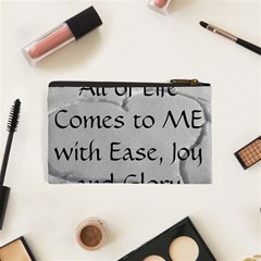 All of Life Come to Me with Ease Joy And Glory 2 Cosmetic Bag (XS) from ArtsNow.com Back