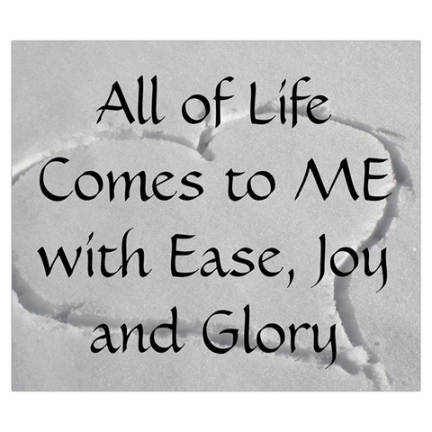 All of Life Come to Me with Ease Joy And Glory 2 Zipper Large Tote Bag from ArtsNow.com Front