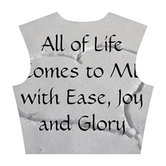 All of Life Come to Me with Ease Joy And Glory 2 Cotton Crop Top from ArtsNow.com Back