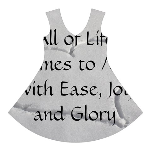 All of Life Come to Me with Ease Joy And Glory 2 Short Sleeve V Front